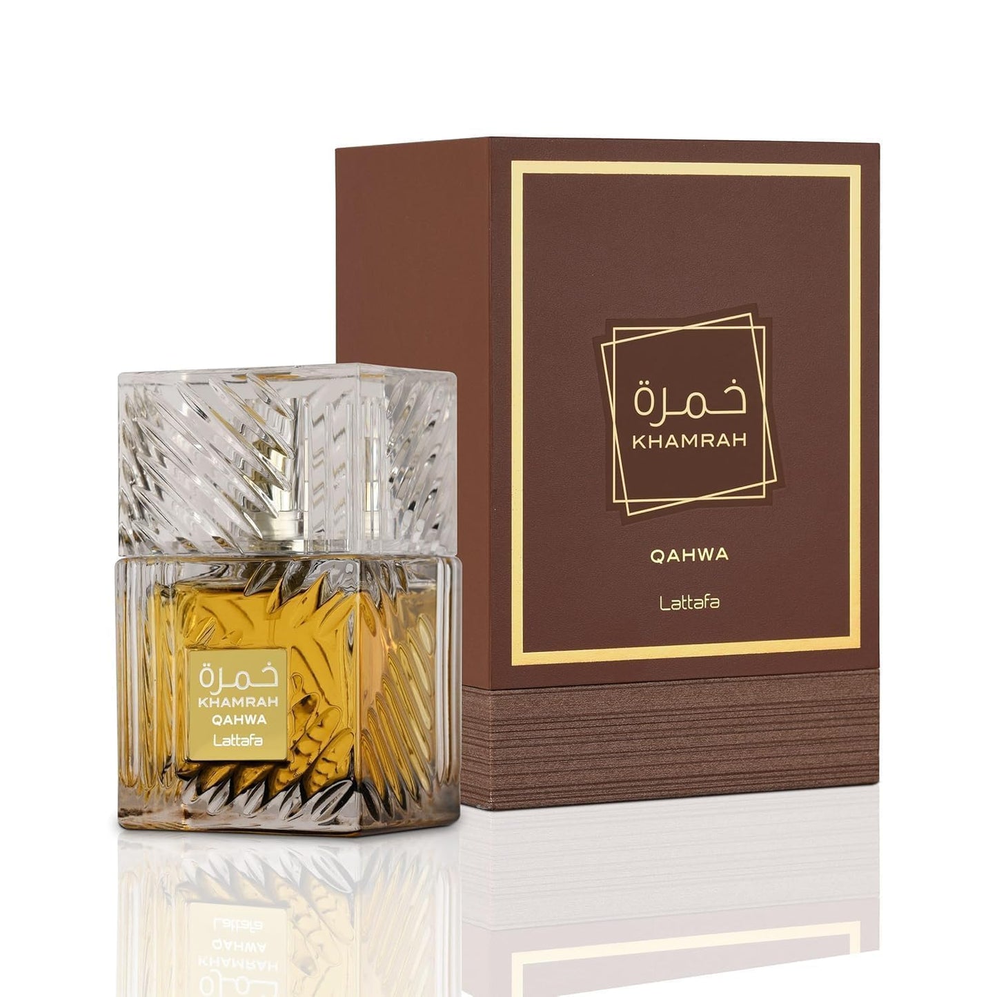 Lattafa Khamrah Dukhan for Unisex Eau de Parfum Spray, 3.4 Ounce / 100 ml