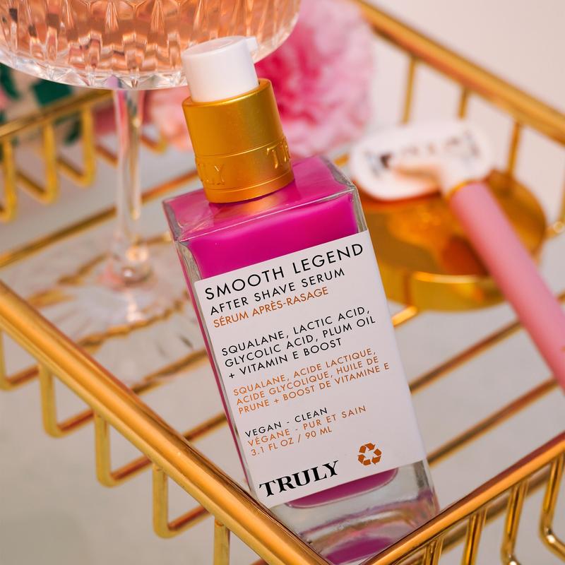 Smooth Legend After Shave Serum – Calms Irritation and Redness – Brightens and Smooths Skin on Legs, Underarms & Pubic Area – Lightweight, Fast-Absorbing Formula for Radiant Skin