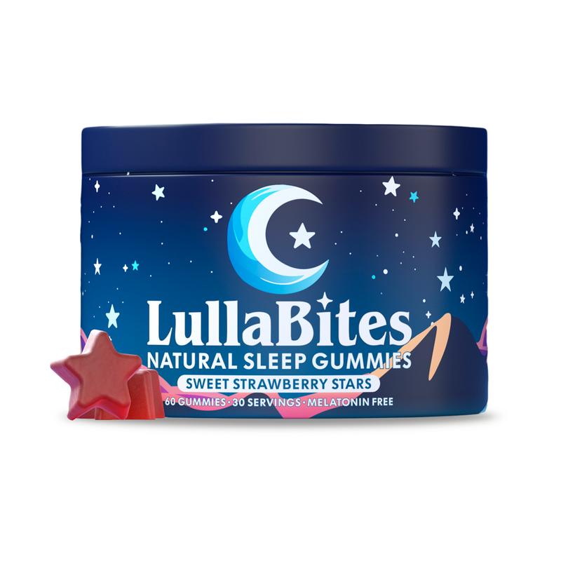 Sleep Gummies: Fall Asleep & Wake Refreshed | Natural Strawberry Stars for Restful Nights