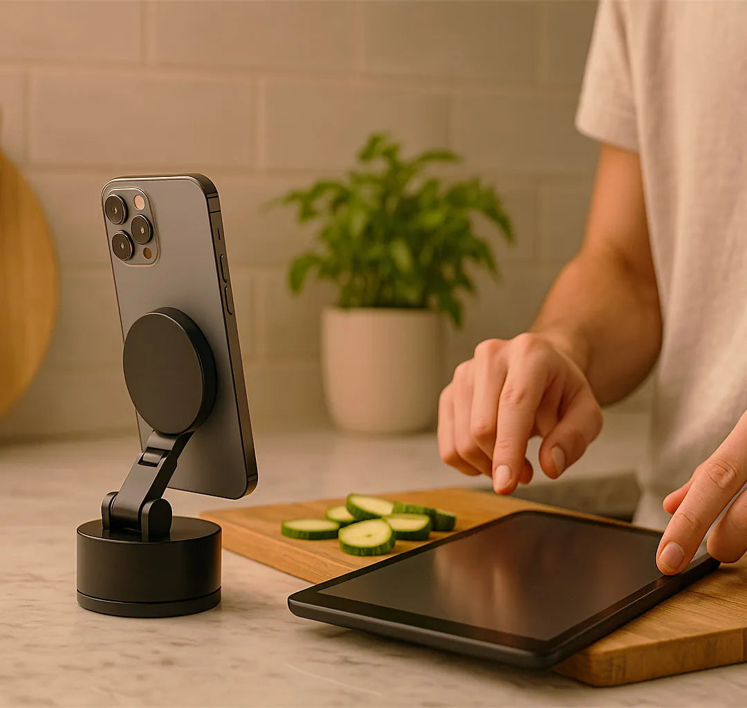 360° Magnetic Phone Holder Suction Cup Mount