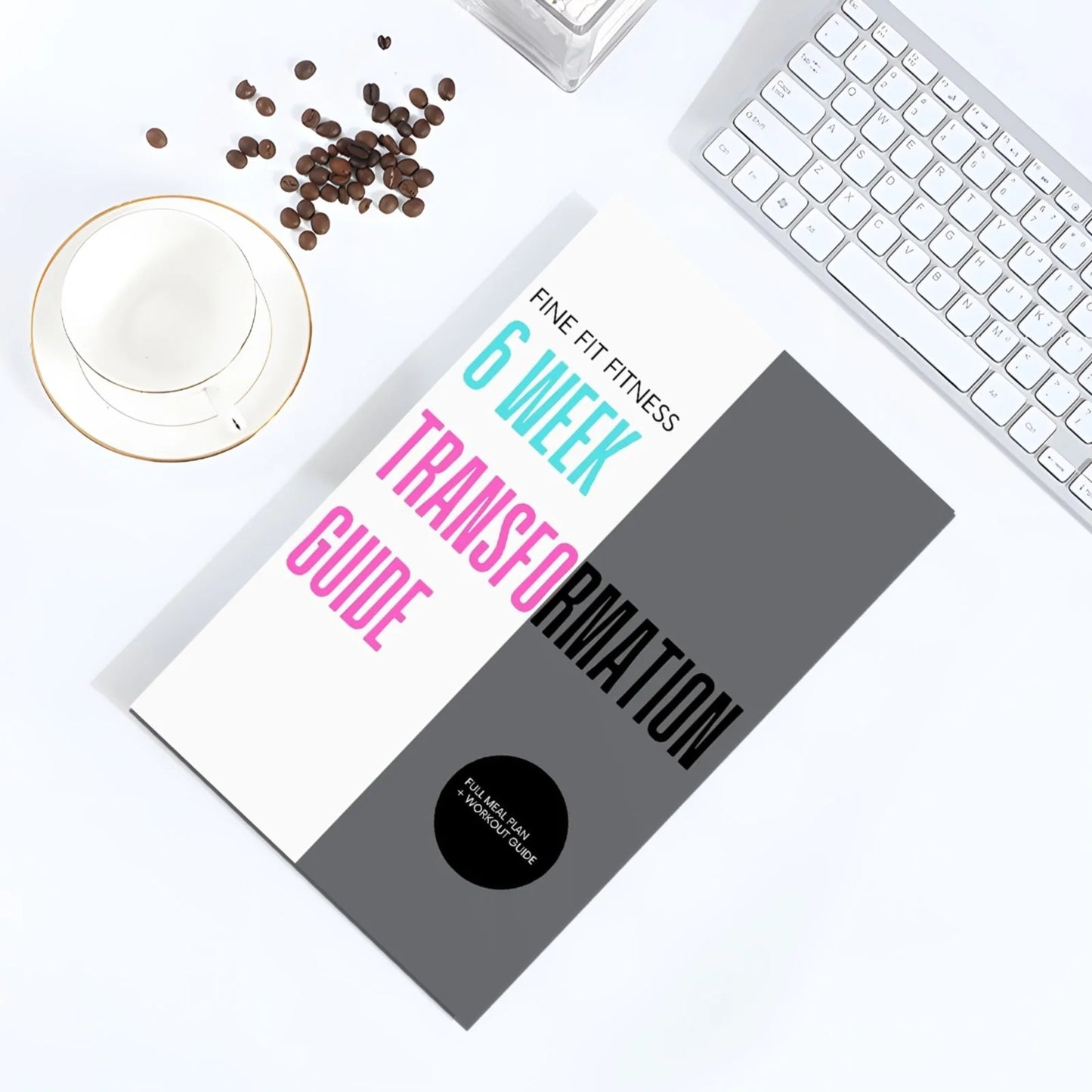 Fine Fit Fitness 6 Week Transformation Guide Total Body Recovery Meal Planner Guided Journal for Health & Wellness with Full Meal Plan & Workout Guide