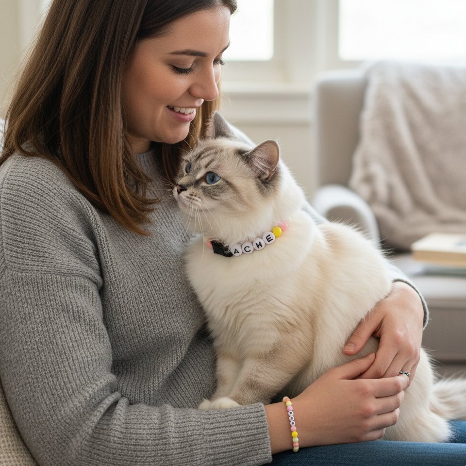 Sunshine - Personalization BFF Dog Collar+ Free Matching Bracelet