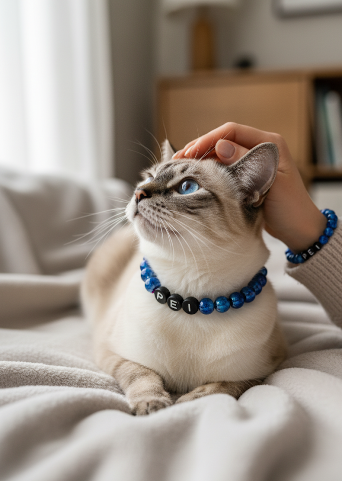 Petawy® Heart of the Ocean - Colliers et bracelets personnalisés pour animaux et propriétaires