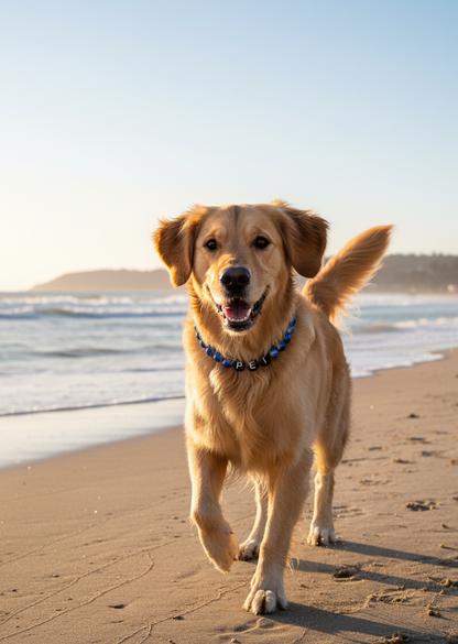 Petawy® Heart of the Ocean - Colliers et bracelets personnalisés pour animaux et propriétaires