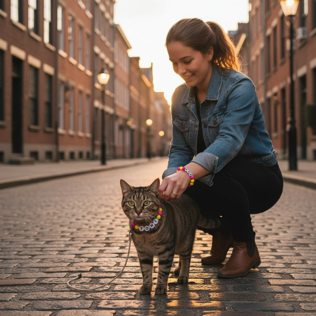 Gorgeous Flowers- Personalization BFF Dog Collar+ Free Matching Bracelet