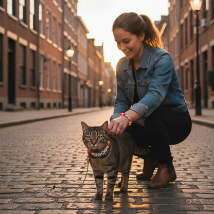 Gorgeous Flowers- Personalization BFF Dog Collar+ Free Matching Bracelet