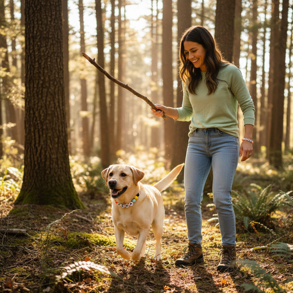 Tears of the Rainbow- Personalization BFF Dog Collar+ Free Matching Bracelet