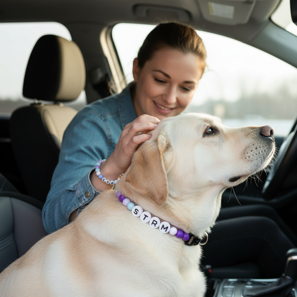 Violet - Personalization BFF Dog Collar+ Free Matching Bracelet