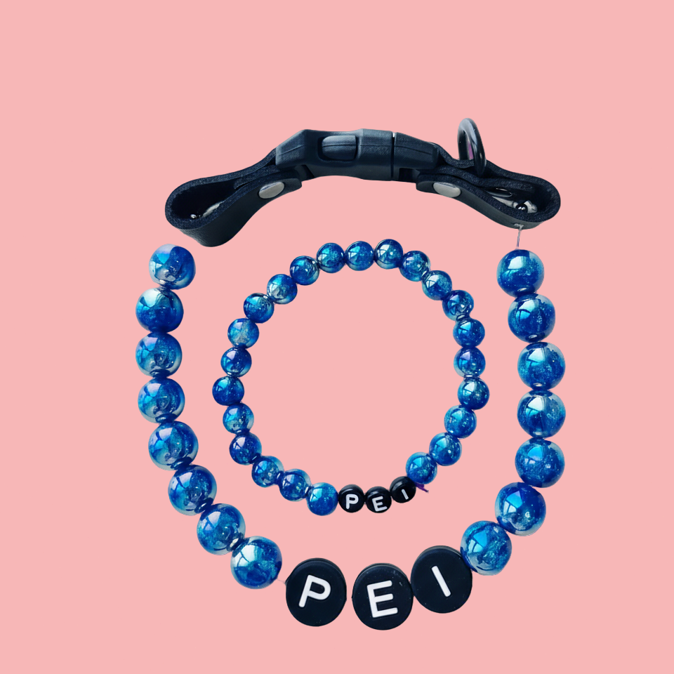 Petawy® Heart of the Ocean - Colliers et bracelets personnalisés pour animaux et propriétaires