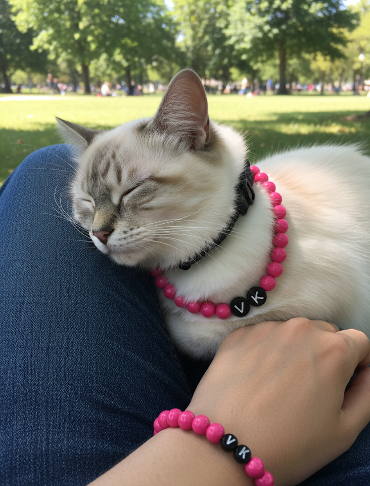 Pink Glam - Personalization BFF Dog Collar+ Free Matching Bracelet