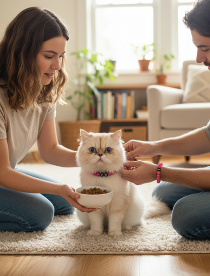 Pink Glam - Personalization BFF Dog Collar+ Free Matching Bracelet