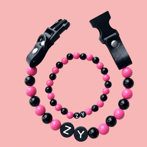 BlackPink_Personalization BFF Dog Collar+ Free Matching Bracelet