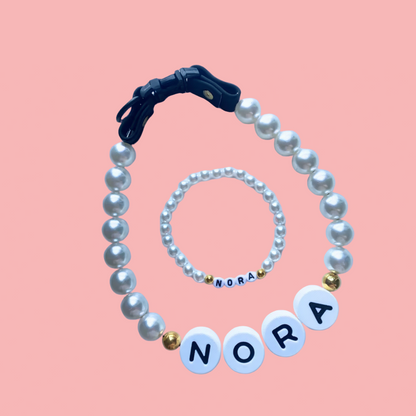 Personalization BFF Dog collar+ free Matching Bracelet