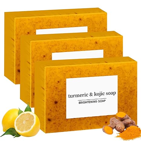Turmeric Soap,Deep cleansingSoap,Moisturizing Soap For Face &Body,Body wash & Soap For Women& Men