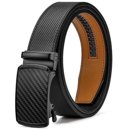 Men's Ratchet Belts Leather Comfort Adjustable Click Belt Birthday gift / Men's accessories / Business belt