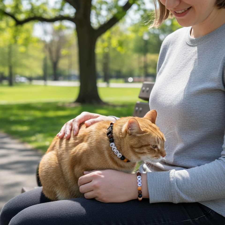 Summer Chocolate - Personalization BFF Dog Collar+ Free Matching Bracelet