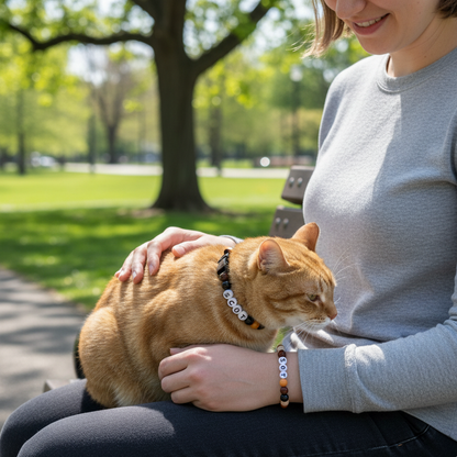 Summer Chocolate - Personalization BFF Dog Collar+ Free Matching Bracelet