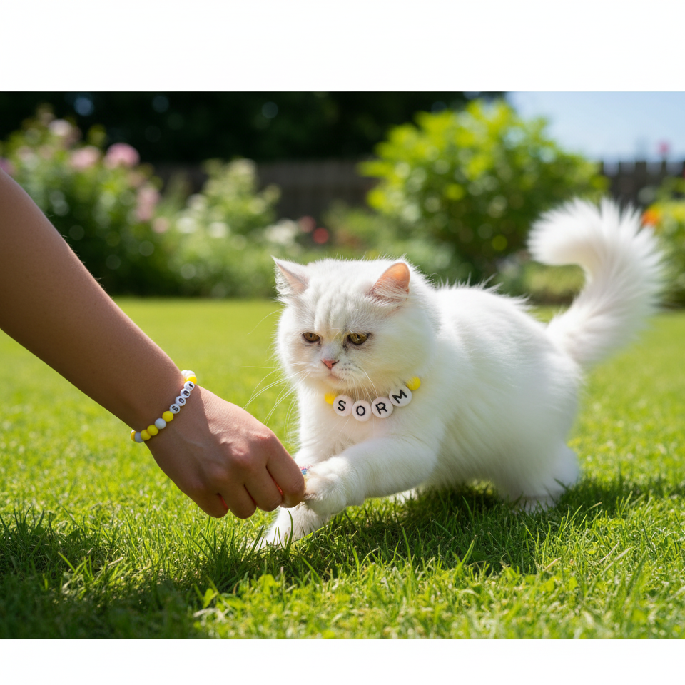 Warm Lemon Cream - Personalization BFF Dog Collar+ Free Matching Bracelet