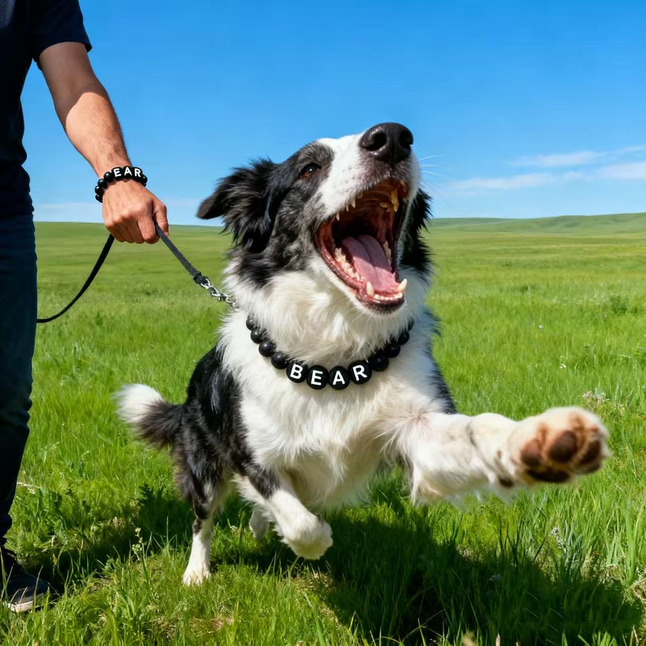 Midnight - Personalization BFF Dog Collar+ Free Matching Bracelet