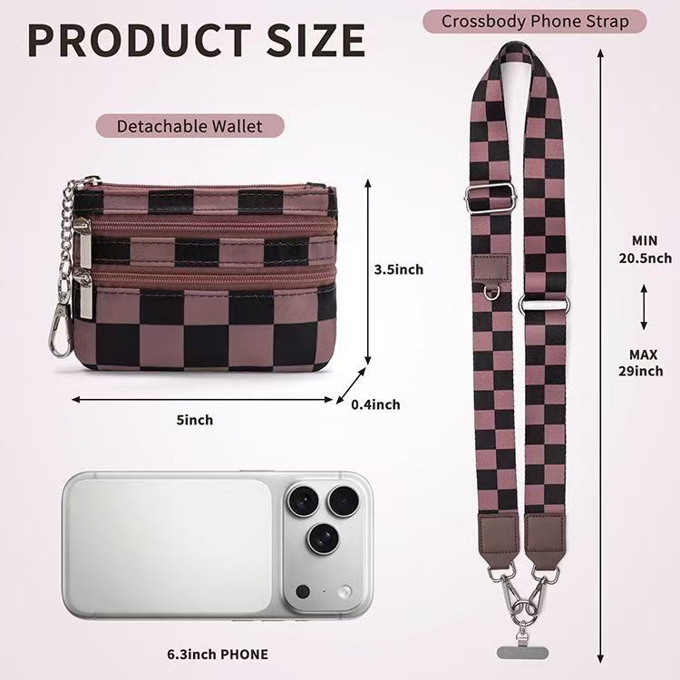 Adjustable Phone Lanyard -Fits All Phone Cases, ID Cards, Credit Cards, Passes, Water Bottle Holders, and Bags. Minimalist Nylon Design. Unisex.