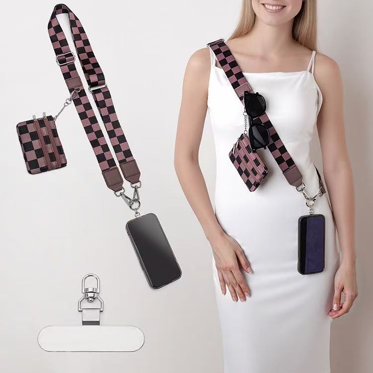 Adjustable Phone Lanyard -Fits All Phone Cases, ID Cards, Credit Cards, Passes, Water Bottle Holders, and Bags. Minimalist Nylon Design. Unisex.