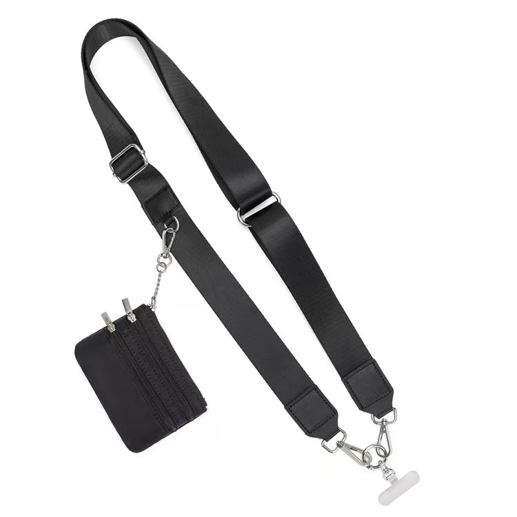 Adjustable Phone Lanyard -Fits All Phone Cases, ID Cards, Credit Cards, Passes, Water Bottle Holders, and Bags. Minimalist Nylon Design. Unisex.