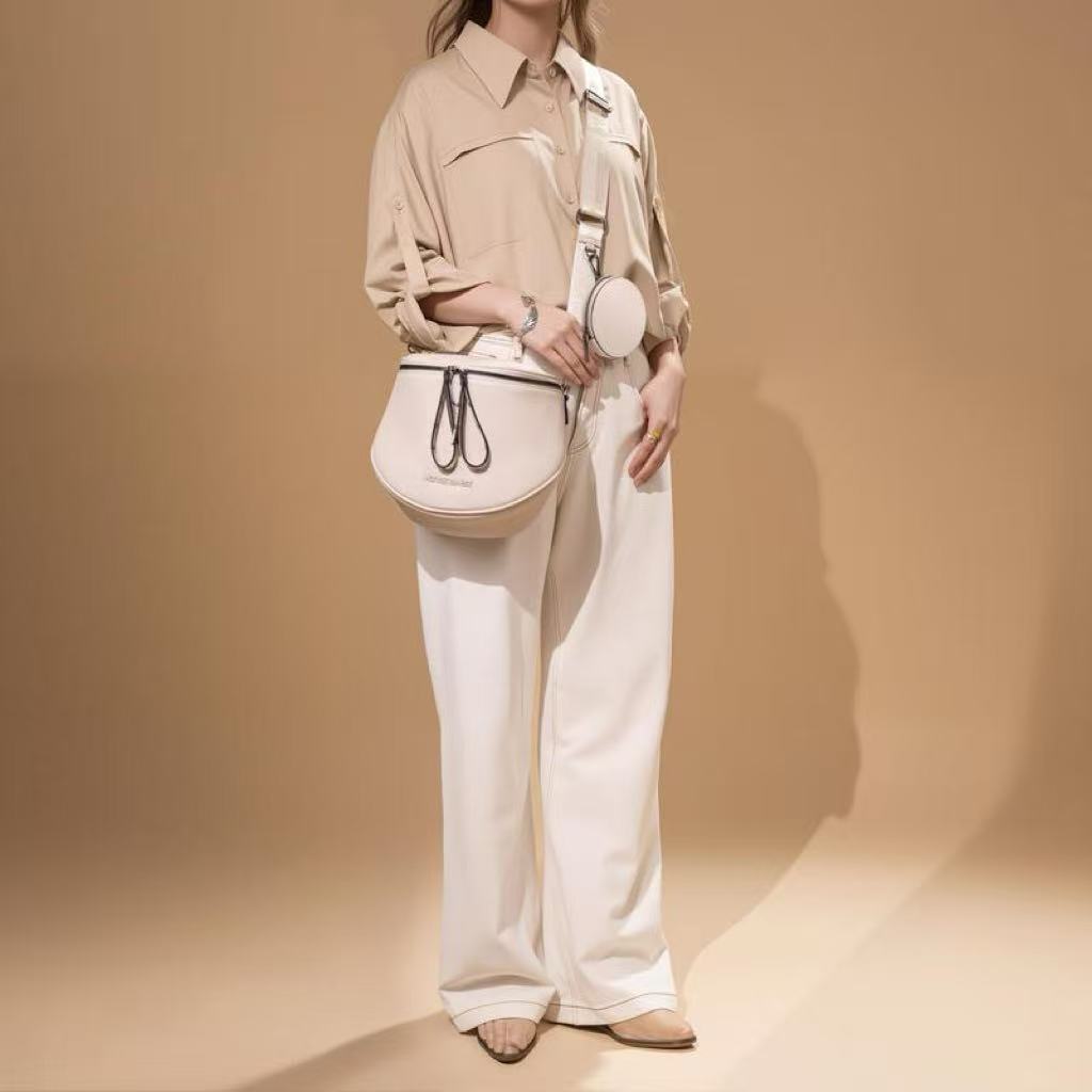 Large Fanny Pack Crossbody Sling Bags with Adjustable Strap and Coin Purse