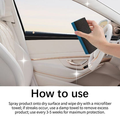 Car Interior Protectant Spray For Leahter and plastic One-Step Tire Shine Spray for Precise, Even Shine and Minimal Overspray ,100ml