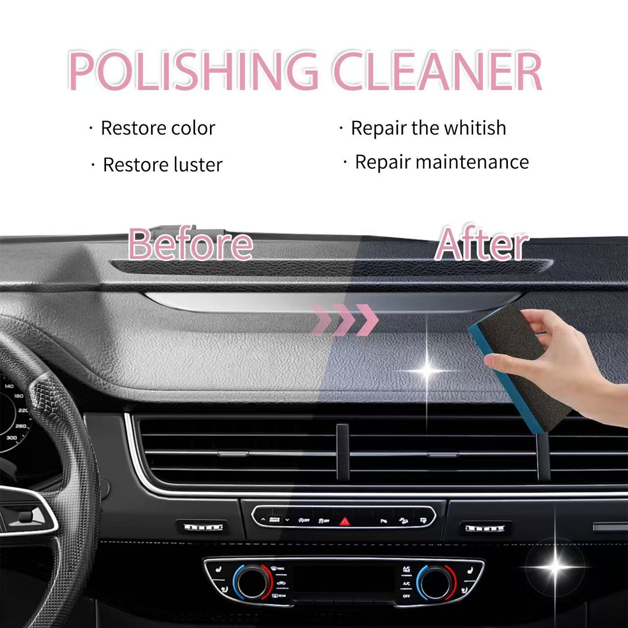 Car Interior Protectant Spray For Leahter and plastic One-Step Tire Shine Spray for Precise, Even Shine and Minimal Overspray ,100ml