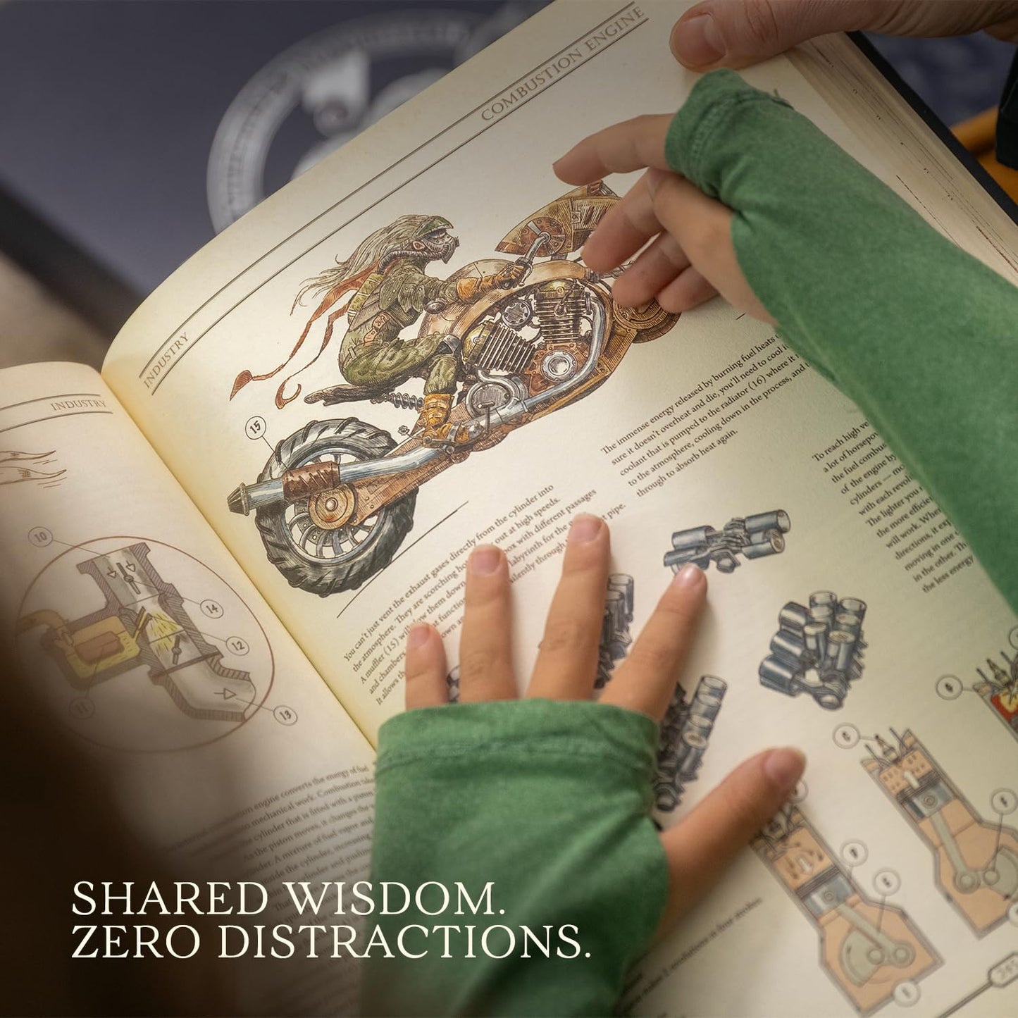 The Book. The Ultimate Guide to Rebuilding a Civilization - Inspirational Science Books for Adults - Unique Artifact - Knowledge Encyclopedia with Over 400 Pages of Detailed & Catchy Illustrations