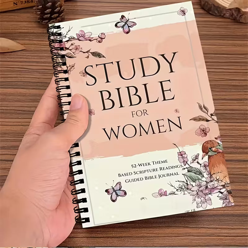 Study Bible for Women: 52-Week Theme Based Scripture Readings. Guided Bible Journal Paperback