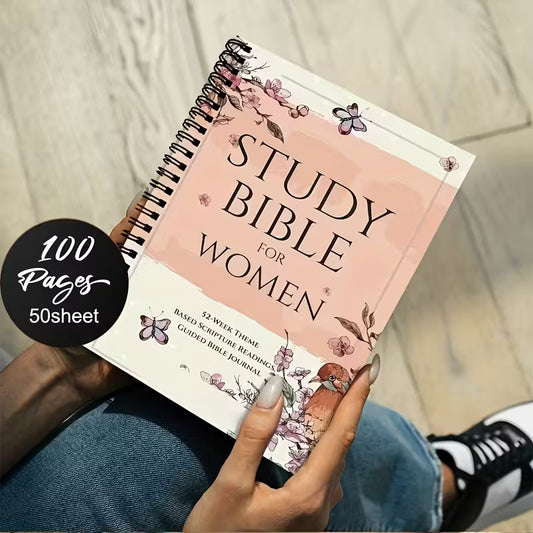 Study Bible for Women: 52-Week Theme Based Scripture Readings. Guided Bible Journal Paperback
