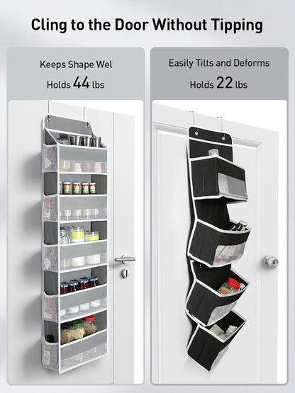 Over-the-Door Organizer | Hanging Storage Bag for Bedroom/Bathroom/Apartments/Dorms | Premium Non-Woven | No Tools | Back to School Must Hav