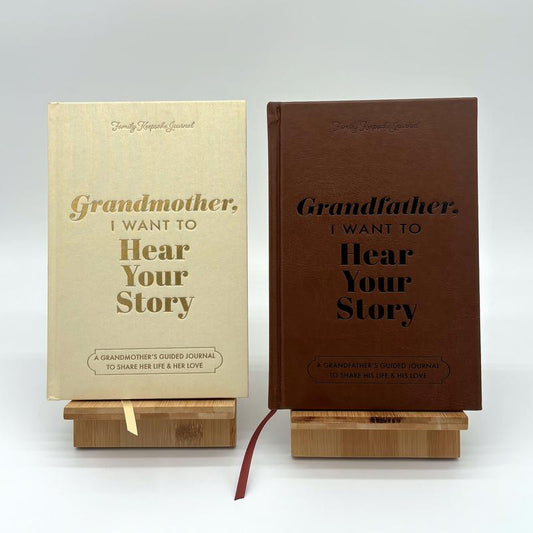 Hear Your Story Grandmother and Grandfather Special Heirloom Edition Bundle Guided Heritage Journal Memories Family Great Gift