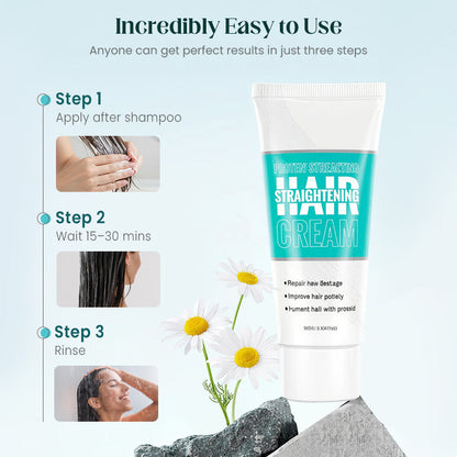 Silk & Keratin Hair Straightening Cream