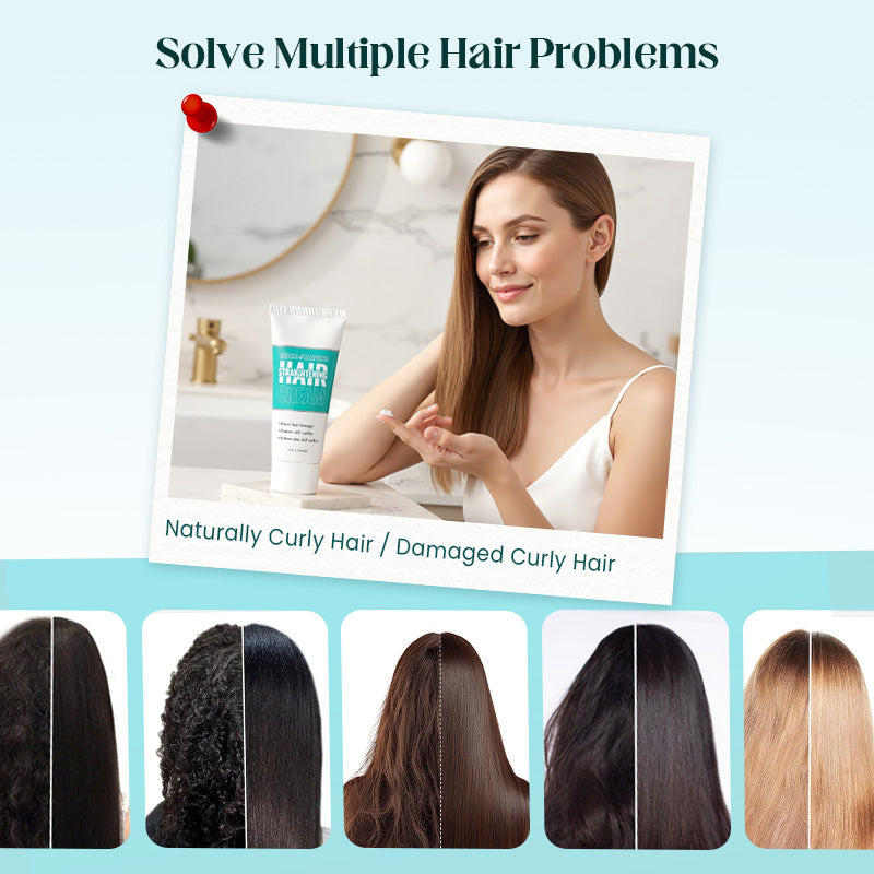 Silk & Keratin Hair Straightening Cream