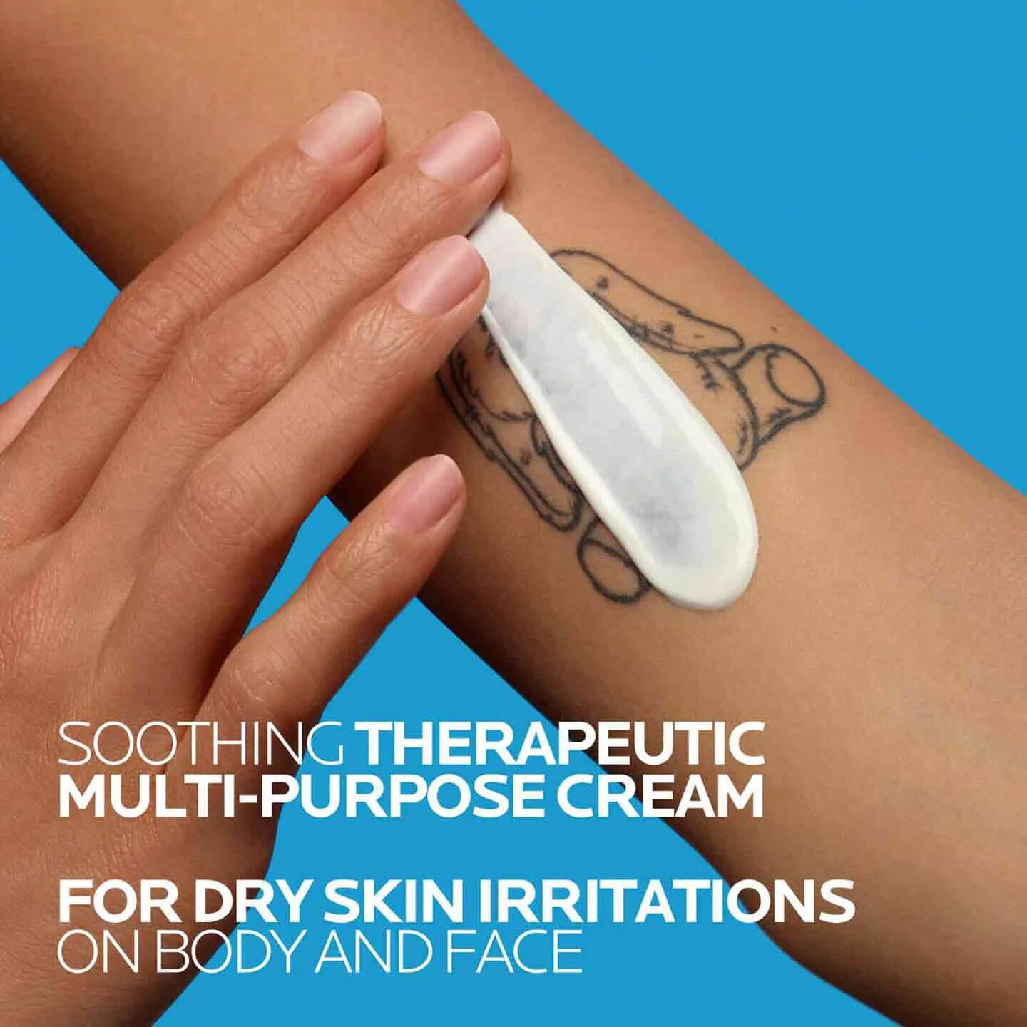 La Roche-Posay Cicaplast Balm B5,Healing Ointment and SoothingTherapeutic Multi Purpose Cream forDry & Irritated Skin, Body and HandBalm, Baby Safe, Fragrance Free  3.38 oz. (100 ml)