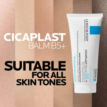 La Roche-Posay Cicaplast Balm B5,Healing Ointment and SoothingTherapeutic Multi Purpose Cream forDry & Irritated Skin, Body and HandBalm, Baby Safe, Fragrance Free  3.38 oz. (100 ml)