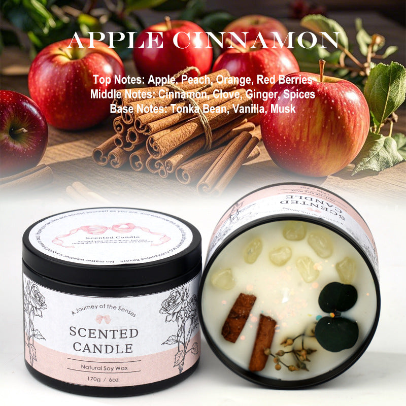 Scented Candles, Aromatherapy  Long-lasting Home Indoor Fragrance,6OZ Creative Crystal Scented Candle,- Candle Gifts for Women Men, Soy Candles Home Scented