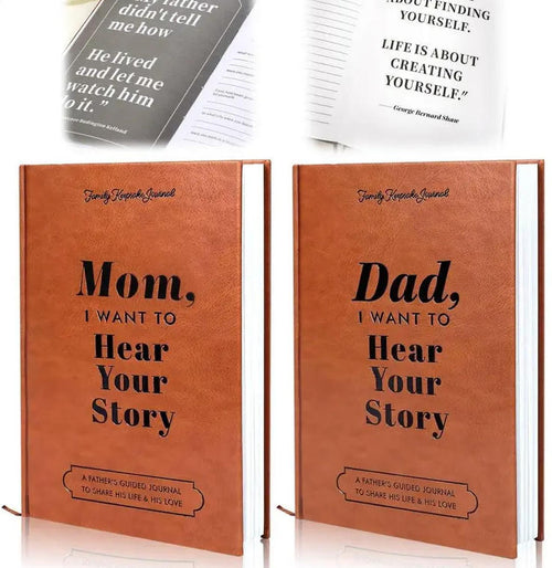 Mom and Dad, I want to hear your stories, guide meaningful diaries, write different stories, and be a New Year's gift for Mom and Dad- Diary
