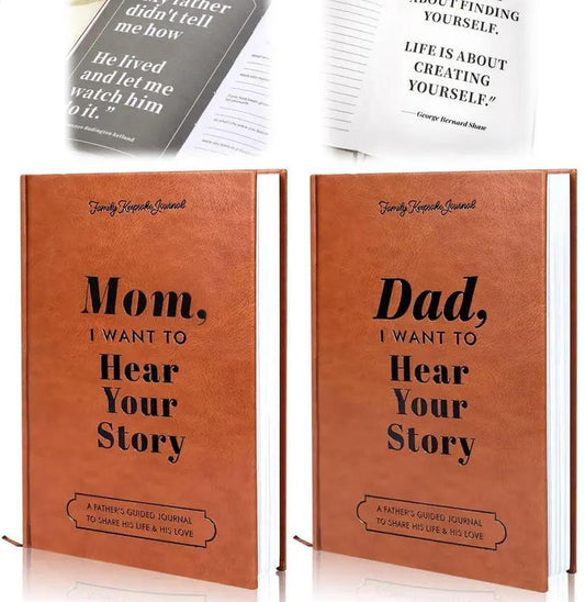 Mom and Dad, I want to hear your stories, guide meaningful diaries, write different stories, and be a New Year's gift for Mom and Dad- Diary