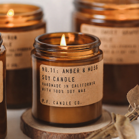 AMBER&MOSS-Large Concentrated Candle DIY Home Decor Aromatherapy