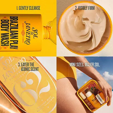 SOL DE JANEIRO Jet Set| Travel Shower  Kit