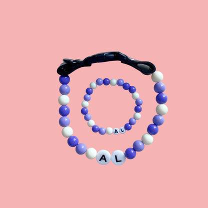 Personalization BFF Dog collar+ free Matching Bracelet
