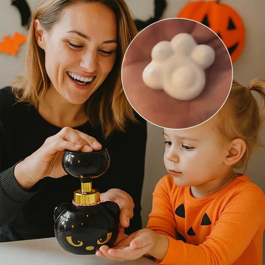 PawPrint Magic, Press to Create Paw-Shaped Foam,Cute Cat Paw Foaming Soap Dispenser, 300ml Refillable Hand Soap Pump, Aesthetic Bathroom & Home Decor, Fun Kids Gift