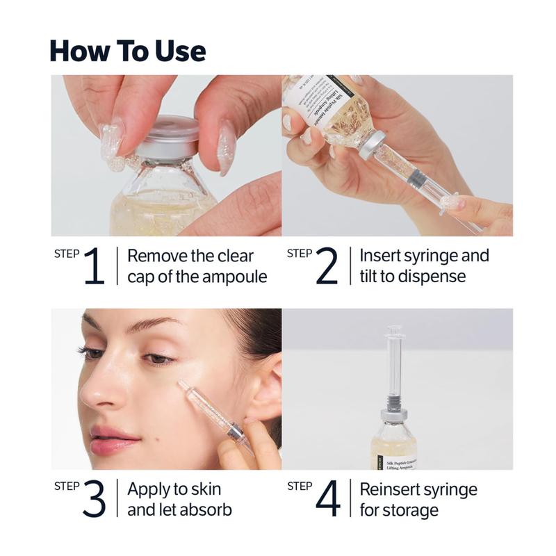 [Sungboon] Silk Lifting Peptide Ampoule | Wrinkle Care | Face-Lift at Home serum with Peptides & Deep Collagen | Plumping, Smooth, Anti aging  (30ml)