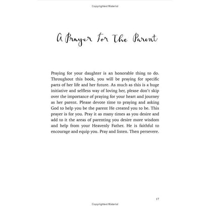 31 Prayers For My Daughter: Seeking God’s Perfect Will For Her Paperback Blessing Resource for prayer and arenting