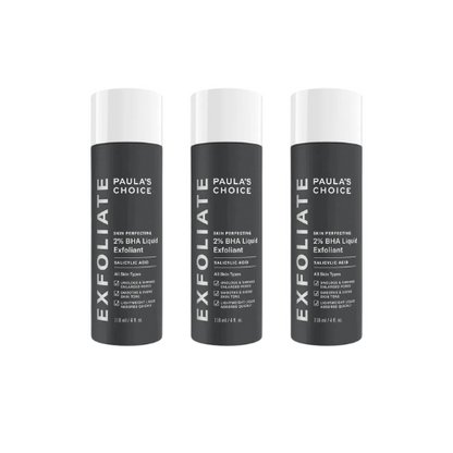 Paula's Choice SKIN PERFECTING 2% Salicylic Acid Liquid Exfoliant, Facial Polish for Enlarged Pores, Wrinkles & Fine Lines, Suitable for Blackhead-Prone Skin, Fragrance-Free 118ML